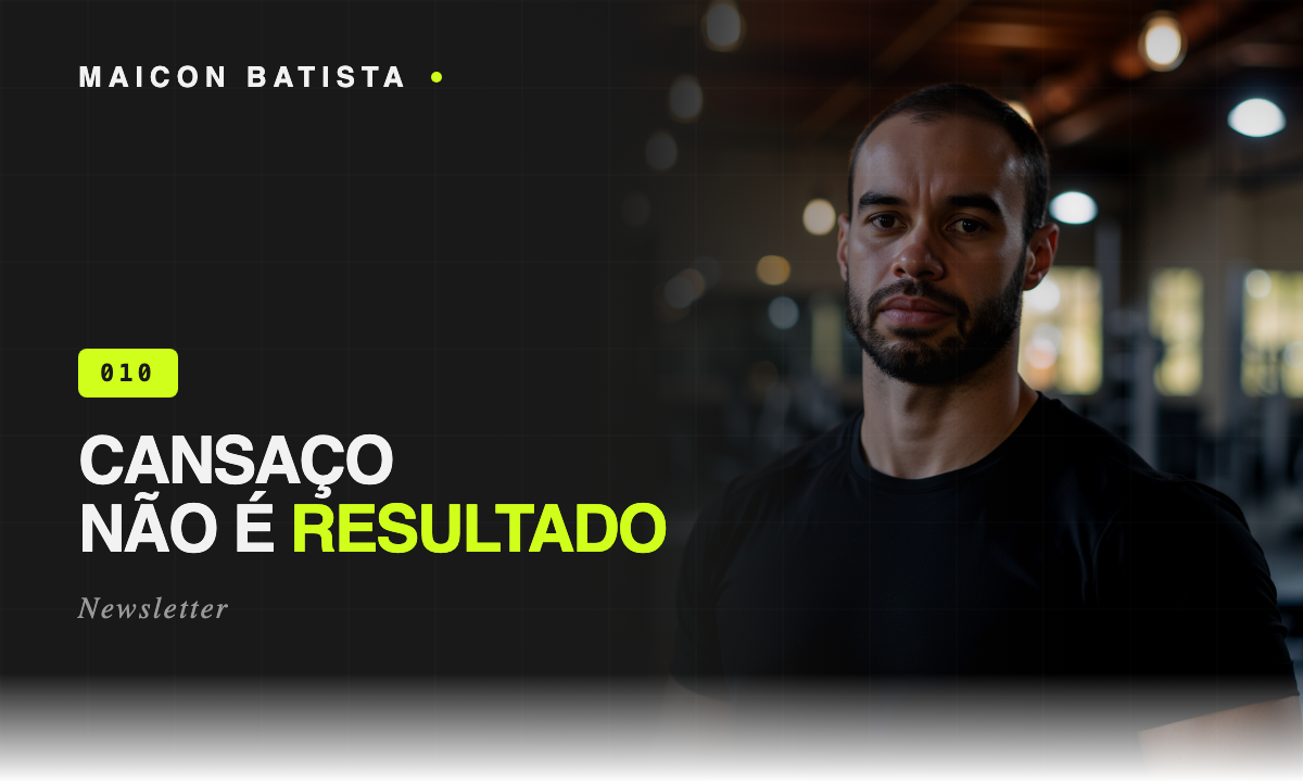 Cansaço não é resultado