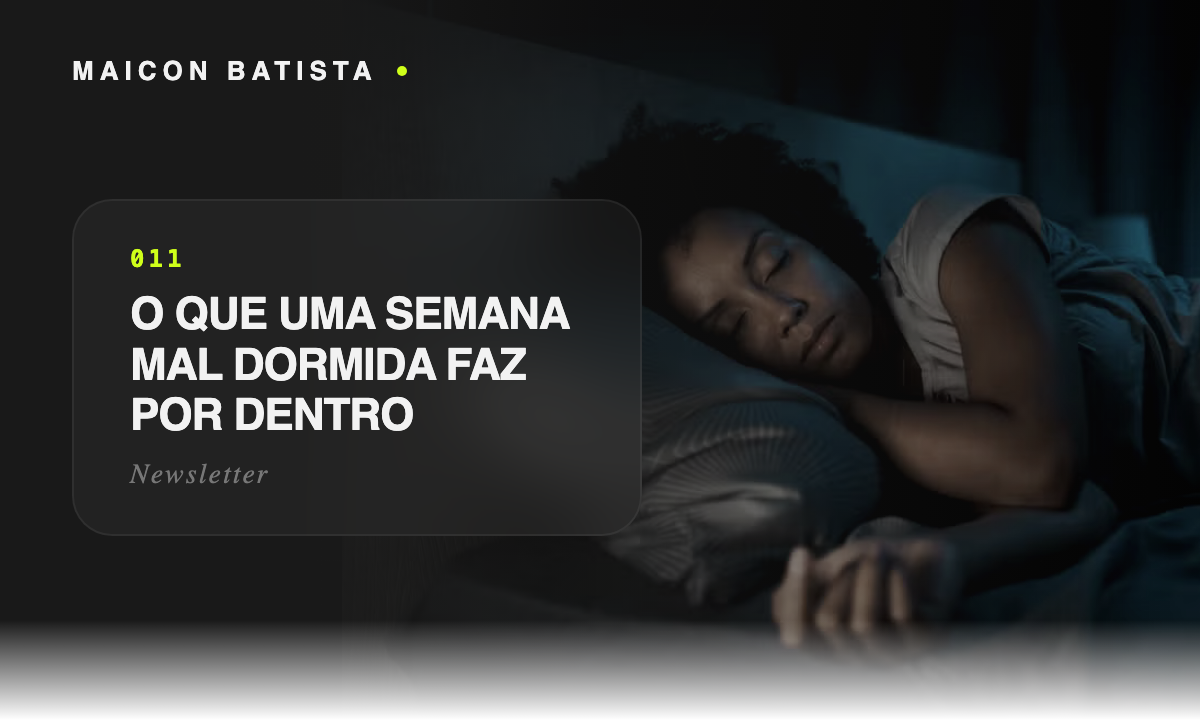 O que uma semana mal dormida faz por dentro